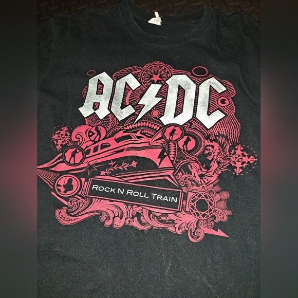 ACDC 08/09 Rock n Roll Train concert TShirt - Picture 2 of 11